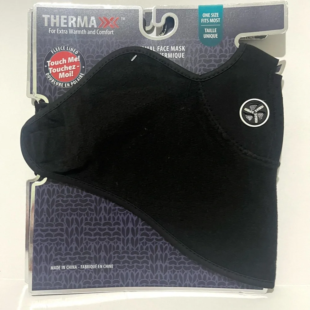 THERMA XXX Fleece Lined Thermal Black and Blue Face Mask Lot of 3